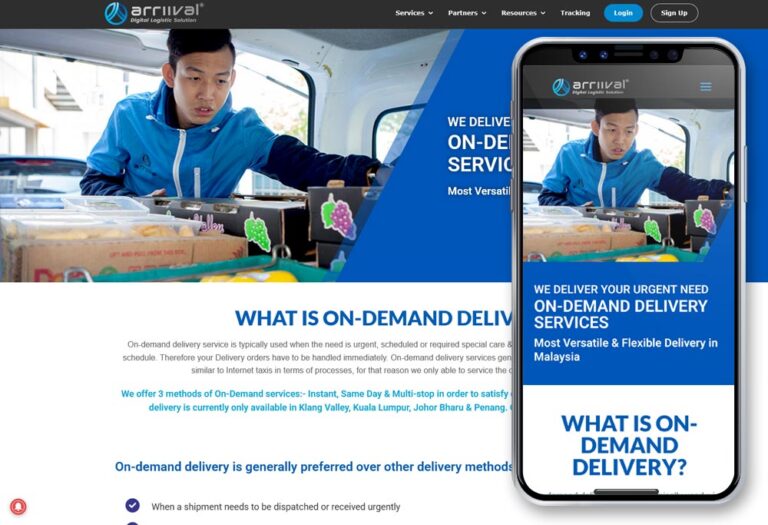 Feature Image Arriival Technologies - logistic malaysia