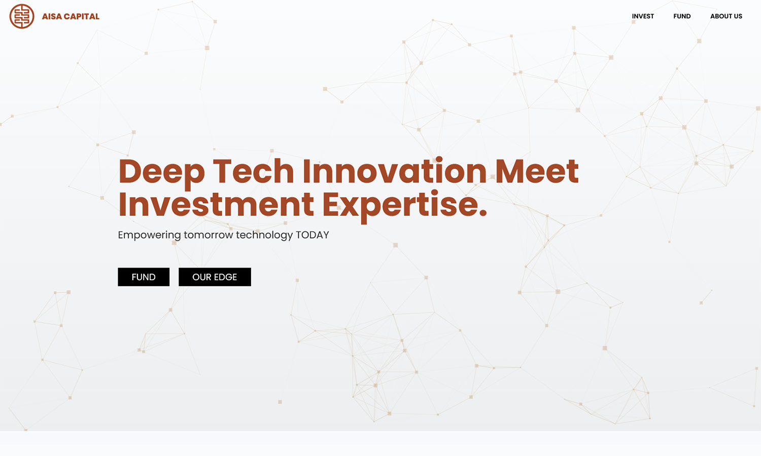 Desktop View Aisa Capital - Homepage