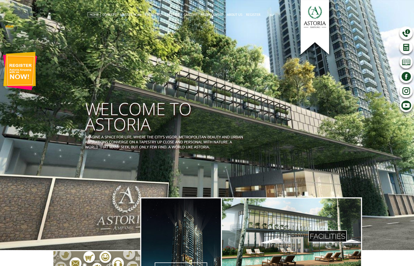 Astoria Ampang Website managed by Artcromedia