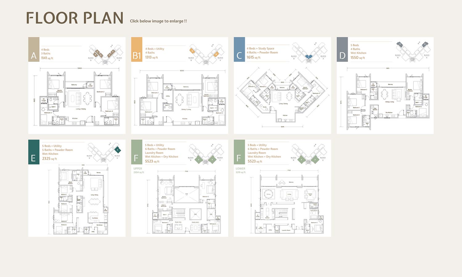 Desktop View Papyrus - Unit Floorplan