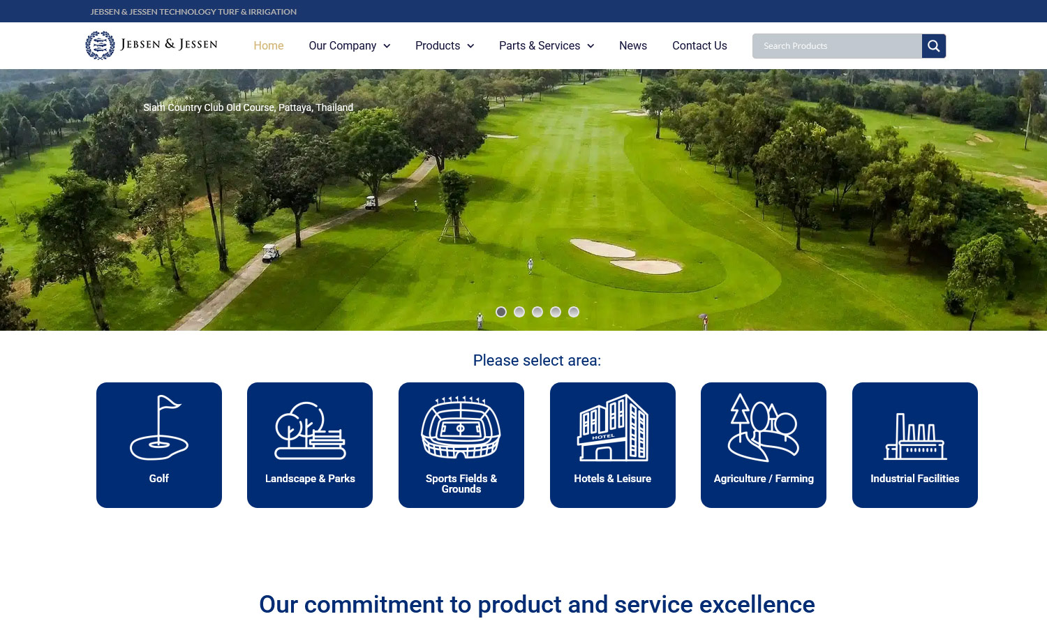 Desktop View turftech Jjsea - Homepage