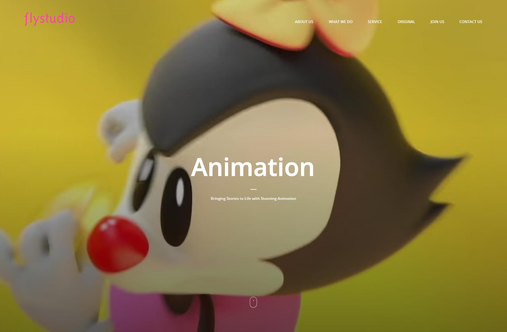 Desktop View Fly Studio - Service - Animation Series