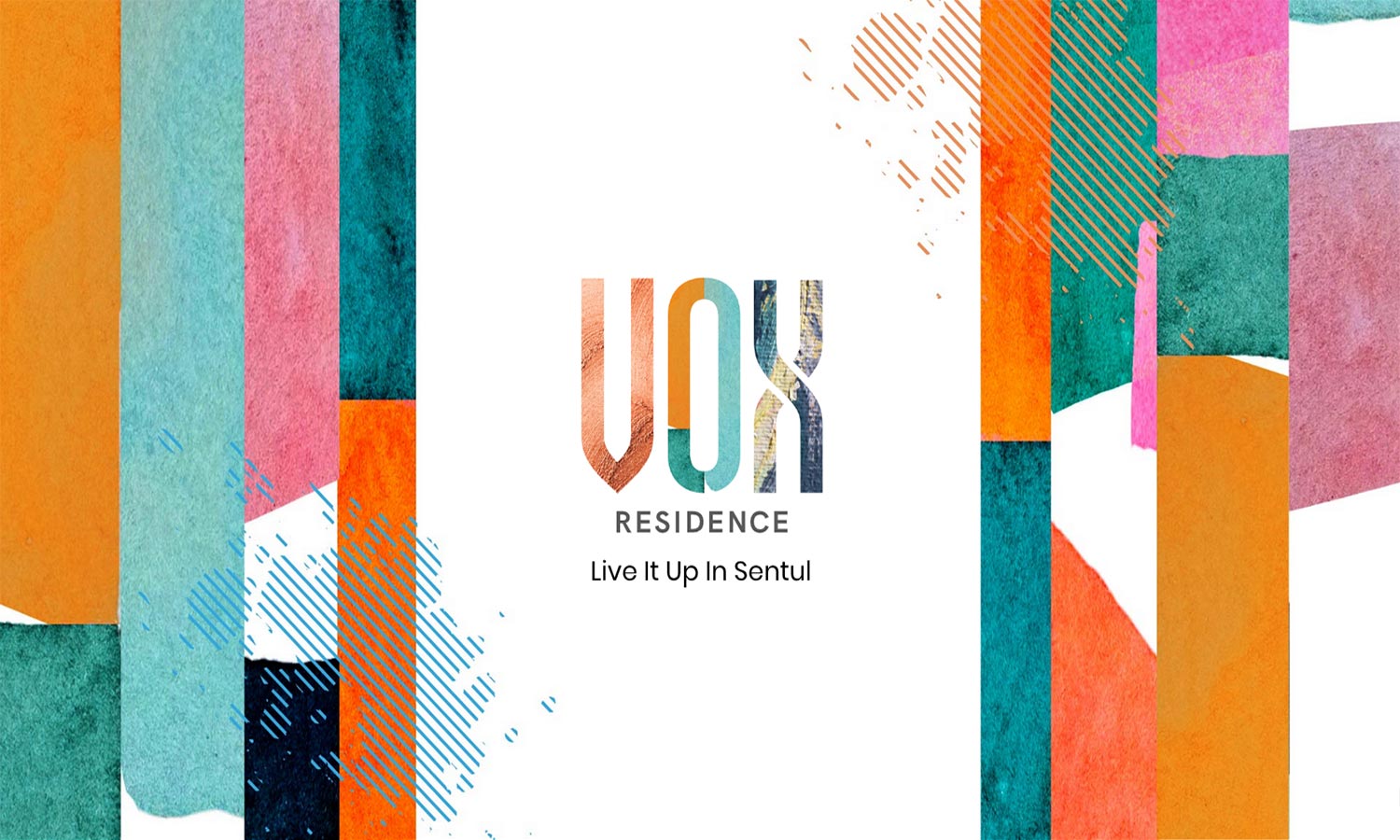 Desktop View Vox Residence - Preload logo Page