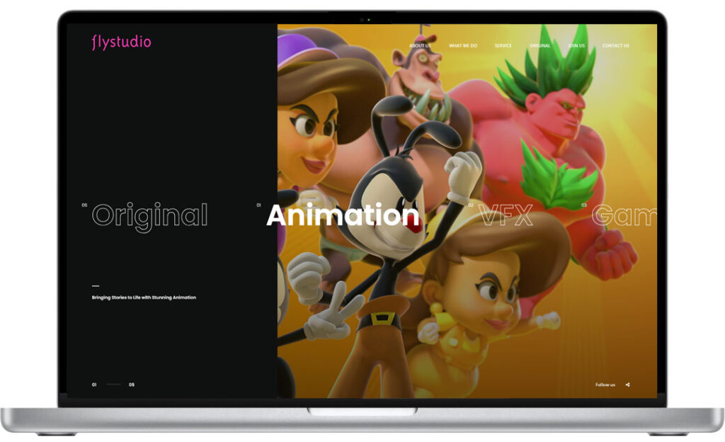 Desktop Screen - Fly Studio
