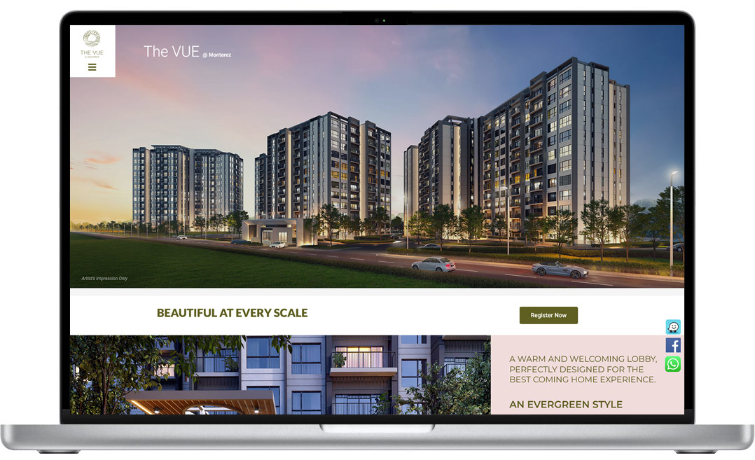 Desktop screen the vue