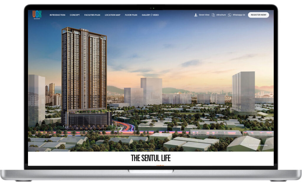 Desktop Screen Vox Residence