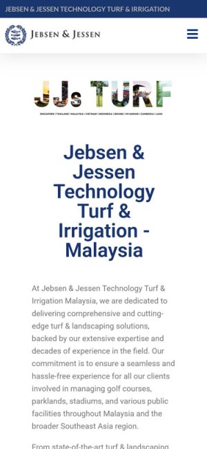 Mobile View - Turftech Jjsea - About us