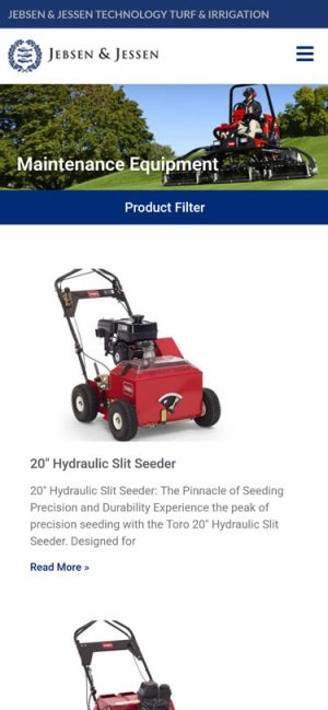 Mobile View - Turftech Jjsea - Product listing