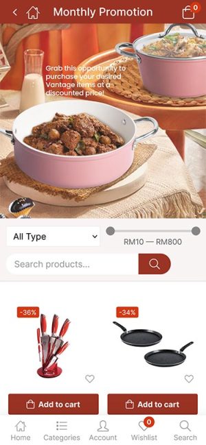 Mobile View Vantage – Promotion page Mobile View Vantage - Promotion page