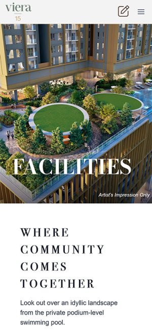 Mobile View – Viera15 Residence @ Shah Alam – Facilities Mobile View - Viera15 Residence @ Shah Alam - Facilities