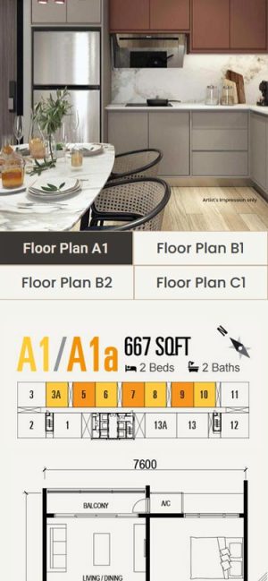 Mobile View Vox Residence – Unit Floorplan Mobile View Vox Residence - Unit Floorplan