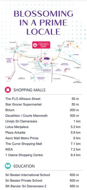 Mobile View Kamelia – Location map Mobile View Kamelia - Location map
